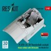RESKIT RSU48-0586 P-47D-26-28 Thunderbolt cockpit (Basic edition with 3D decals) for MiniArt kit (3D Printed) (1/48)